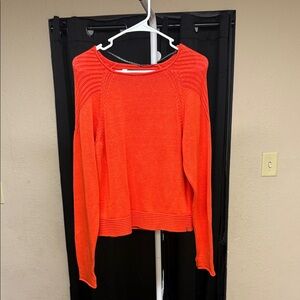 Volcom Vibrant Orange Crew Neck Sweater PTP 18